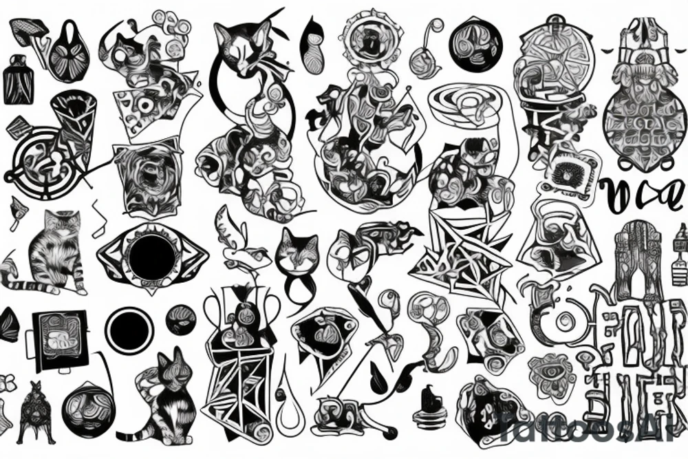 Meow wolf tattoo idea