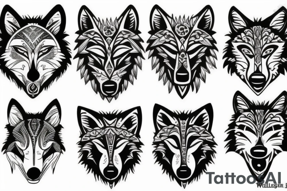 Wolf tattoo tattoo idea