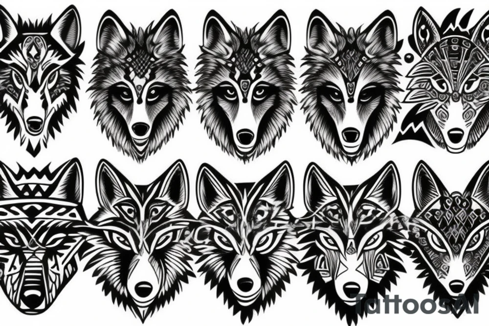 Wolf tattoo tattoo idea