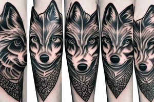 Wolf tattoo tattoo idea