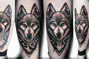 Wolf tattoo tattoo idea