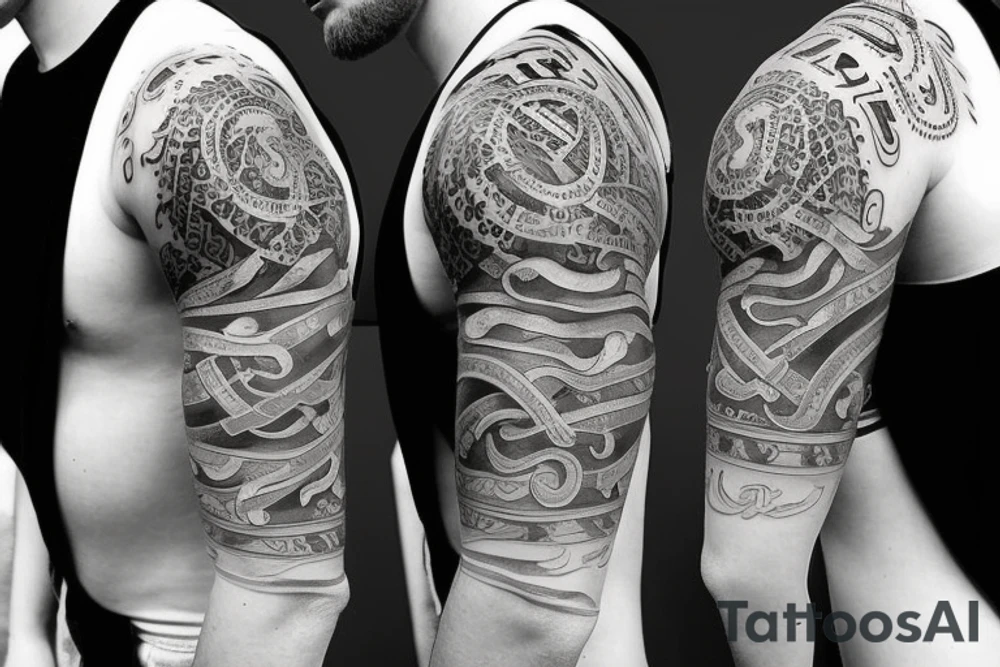 The letters "M" and "W" combined tattoo idea