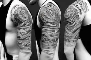 The letters "M" and "W" combined tattoo idea