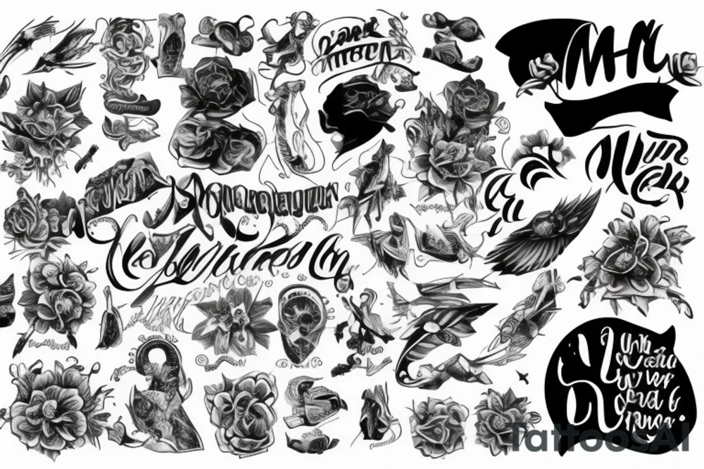 MW designed together tattoo idea
