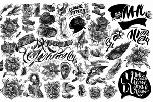 MW designed together tattoo idea