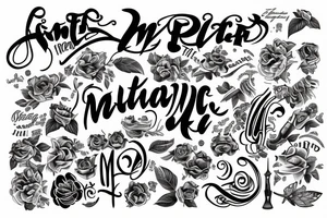 MW designed together tattoo idea