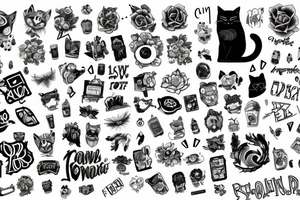 Meow wolf tattoo idea