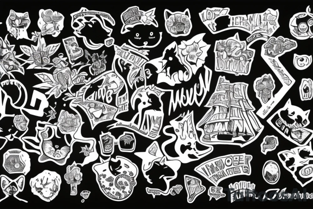 "Meow wolf" tattoo idea