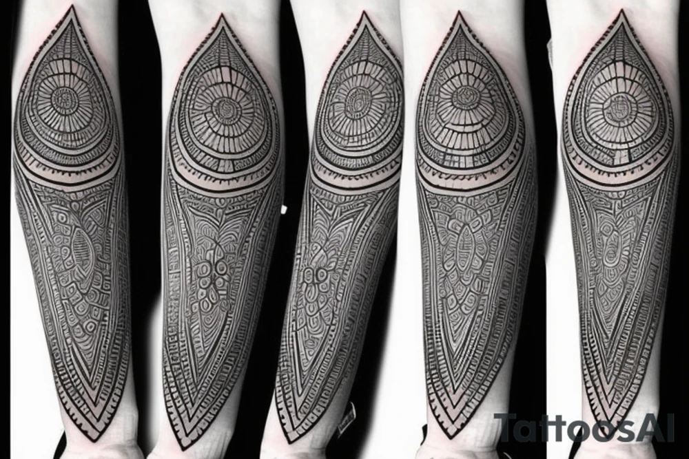 Mandala filler tattoo idea