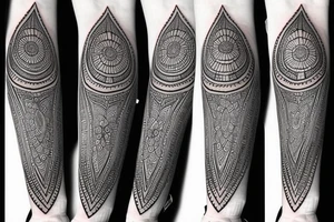 Mandala filler tattoo idea