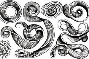 infinity loop tattoo idea