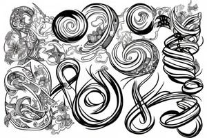 infinity loop tattoo idea