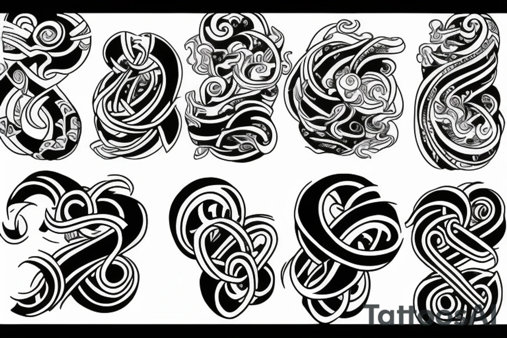 infinity loop tattoo idea