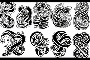 infinity loop tattoo idea