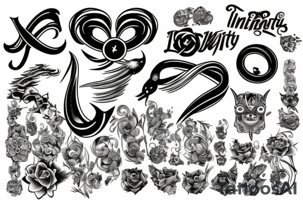 infinity tattoo idea
