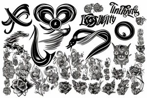 infinity tattoo idea