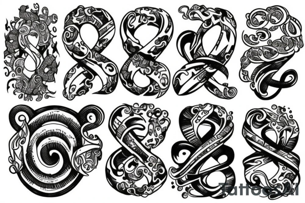 infinity tattoo idea