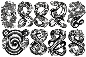 infinity tattoo idea