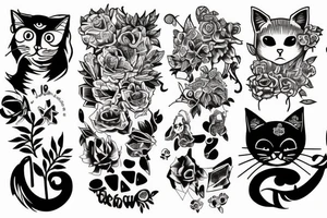 Meow wolf tattoo idea
