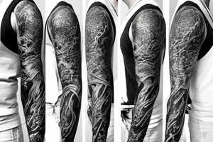 Life sleeve tattoo idea