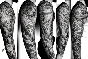Life sleeve tattoo idea