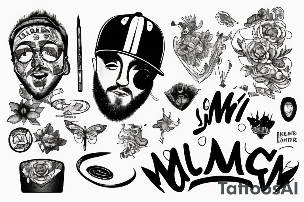 mac miller tattoo idea