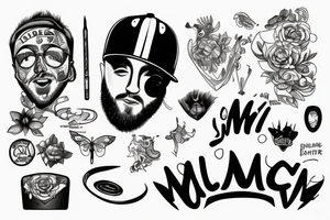 mac miller tattoo idea