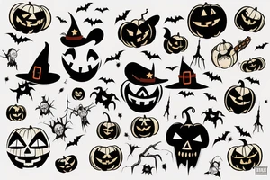 Texas Halloween tattoo idea