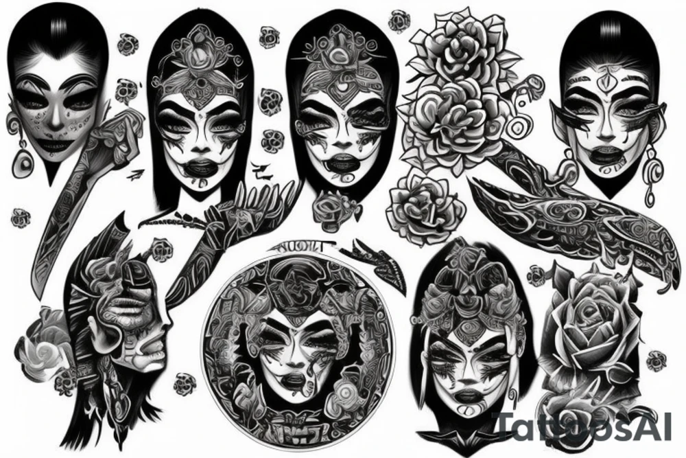 full back tattoo Centeotl tattoo idea