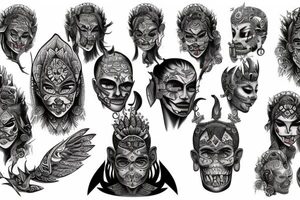 full back tattoo Centeotl tattoo idea