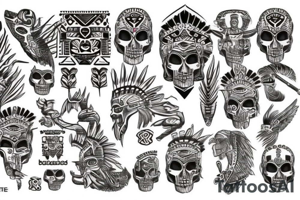 aztec tattoo idea