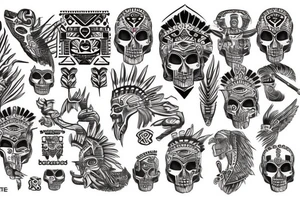 aztec tattoo idea