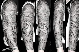 Create an upper arm tattoo all things about life tattoo idea