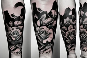 Create an upper arm tattoo being a nurse tattoo idea