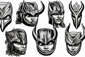 Face of Thor tattoo idea