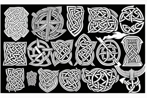 Son of Odin Thor and hammer
 
Celtic design tattoo idea