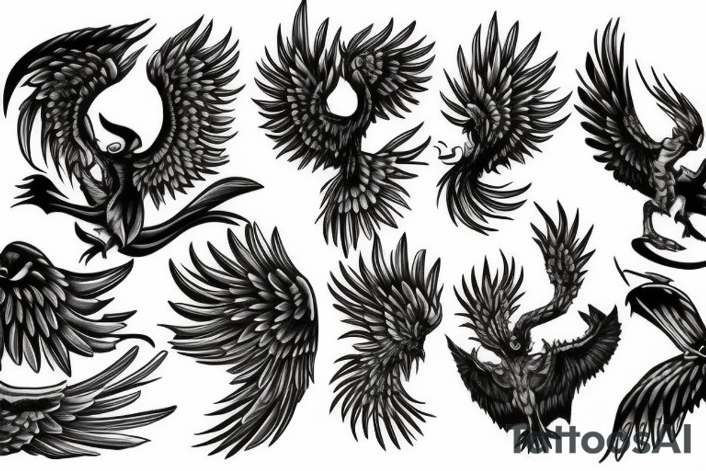 phoenix tattoo idea