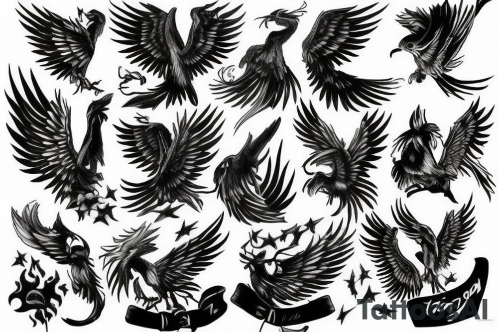 phoenix tattoo idea