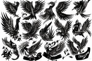 phoenix tattoo idea