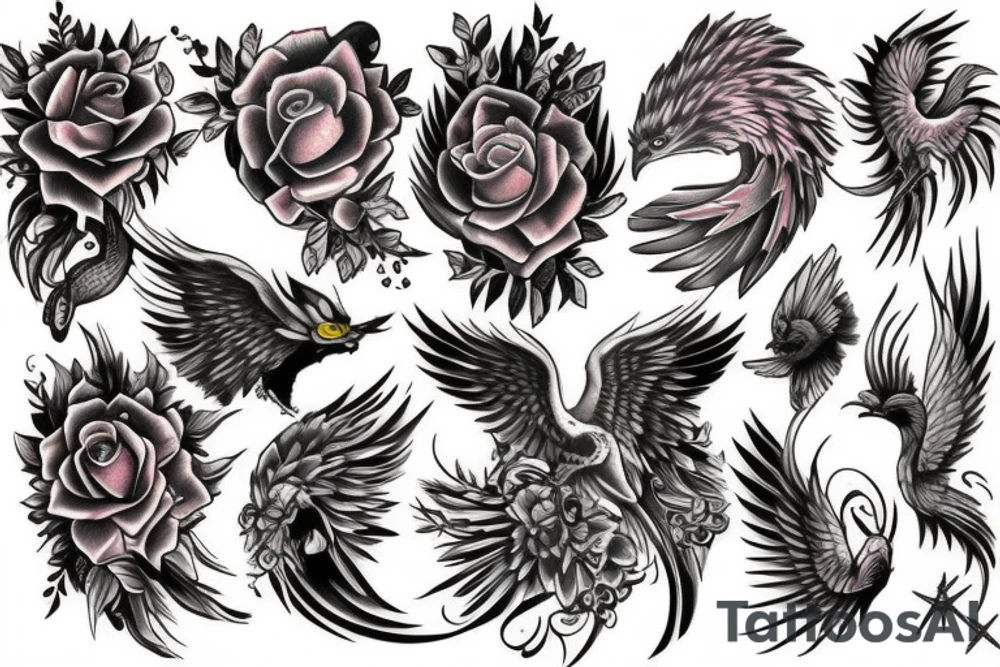 phoenix tattoo idea
