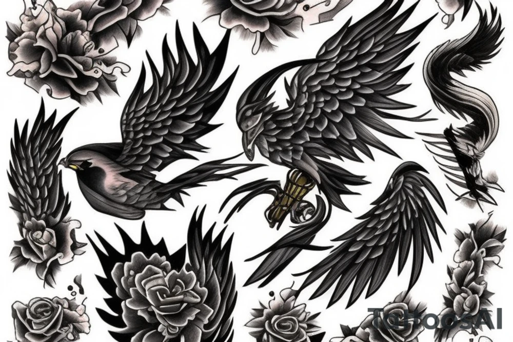phoenix tattoo idea