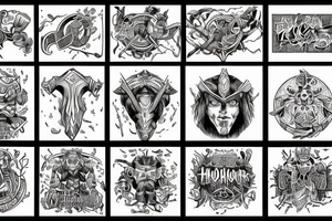 Thors hammer tattoo idea