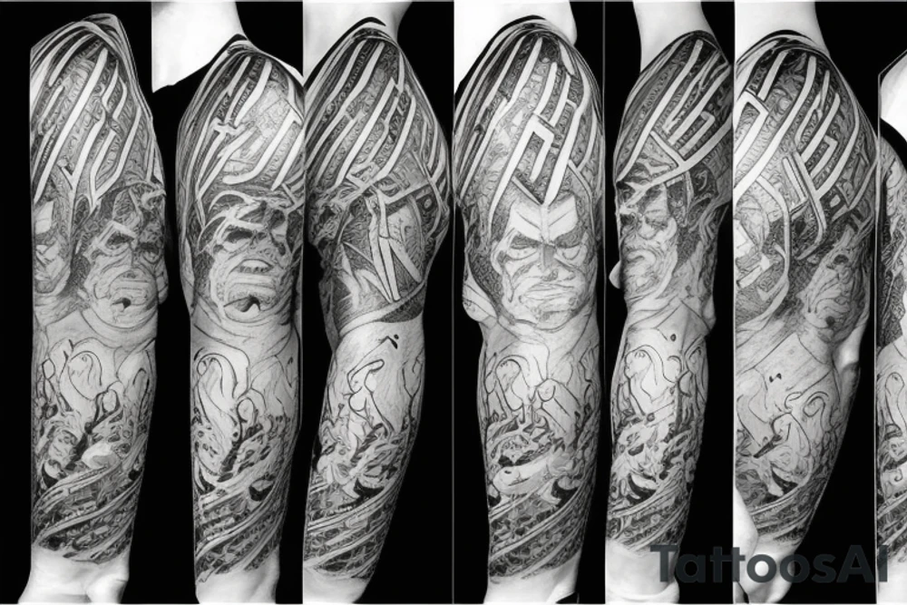 Thors hammer tattoo idea