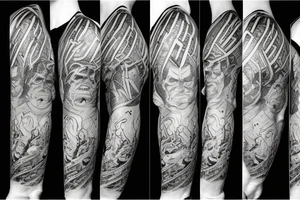 Thors hammer tattoo idea