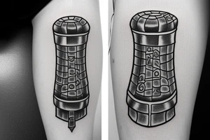 Thors hammer mjolnir tattoo idea