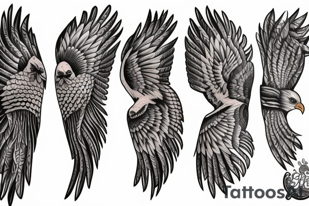 American eagle tattoo idea