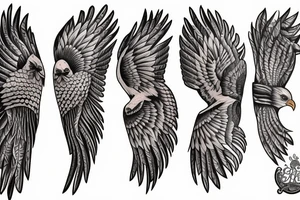 American eagle tattoo idea