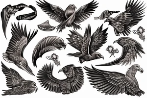 American eagle tattoo idea