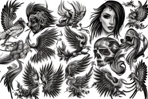 phoenix tattoo idea