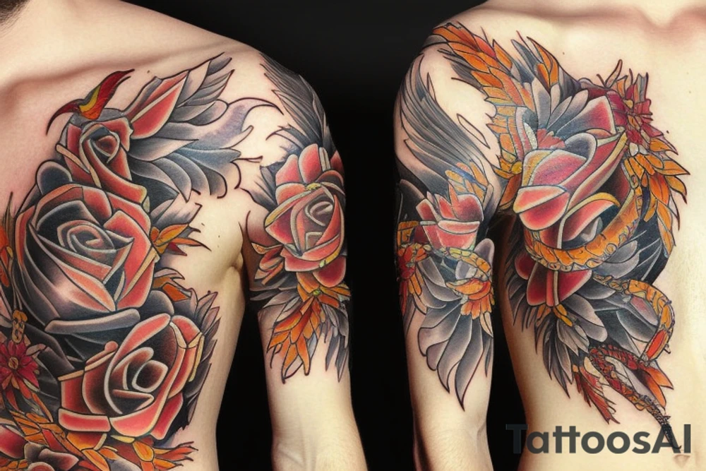 phoenix tattoo idea